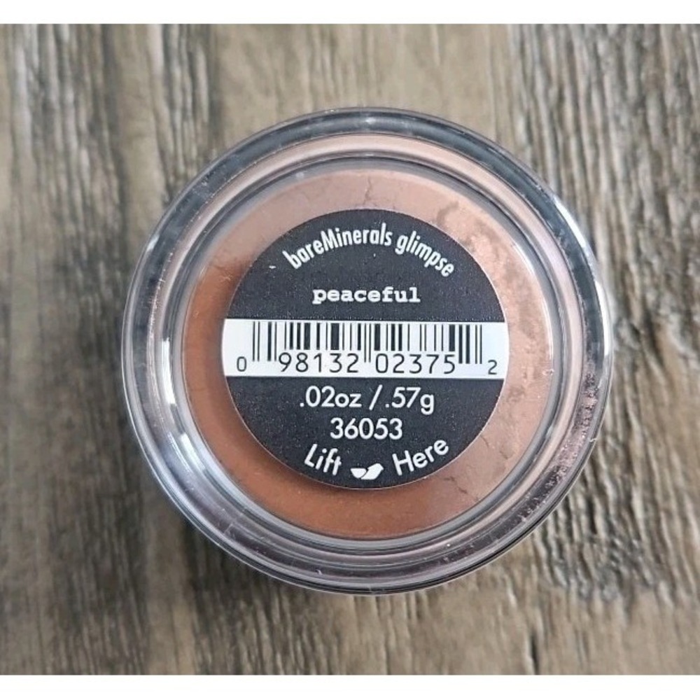 Bare Escentuals Eyecolor Full Size .57g bareMinerals Glimpse in PEACEFUL Sealed